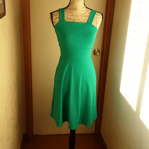 Cynthia Rowley Green Dress - Picture 1 of 9